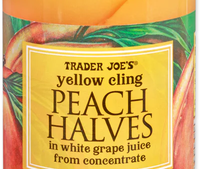 Trader Joe s Yellow Cling Peach Halves, 700g Supply