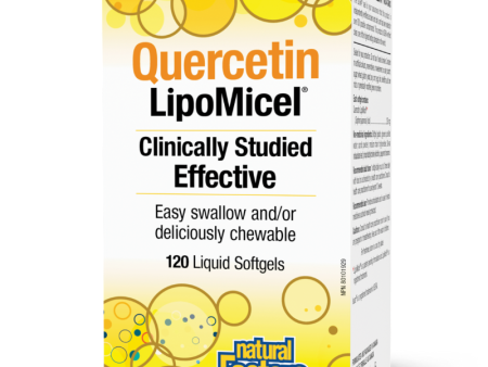 [Jan Flyer Sale!!! Save $9!!!] Natural Factors Lipomicel Quercetin 250mg 120 Softgels Online