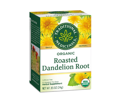 Traditional Medicinals Organic Roasted Dandelion Root16 bags Supply