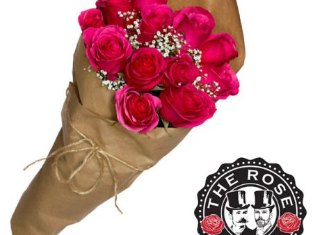 24 Stem Pink Rose Bouquet Online