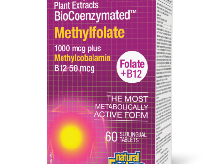 Natural Factors Methylfolate 1000mcg + Methylcobalamin B12 50mcg 60 Tablets Online