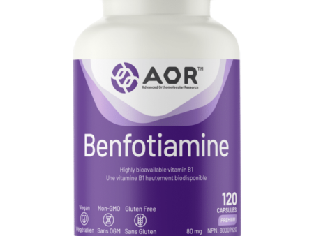 AOR Benfotiamine 80 mg 120 Vegetarian Capsules Online