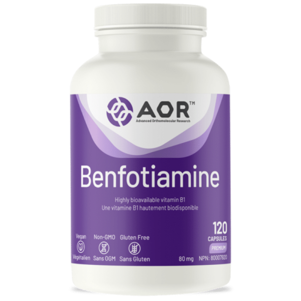 AOR Benfotiamine 80 mg 120 Vegetarian Capsules Online