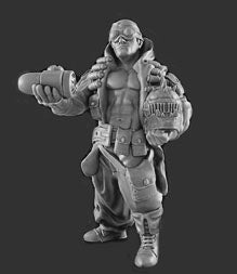 Resin 28mm Miniature - Post Apocalypse - Joe the Trader For Discount