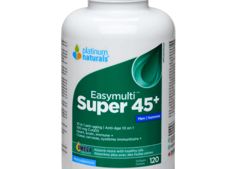 Platinum Naturals Super Easymulti® 45+ for Men 120 Softgels Online