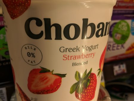 Chobani Strawberry Greek Yogurt (Large) Online Hot Sale