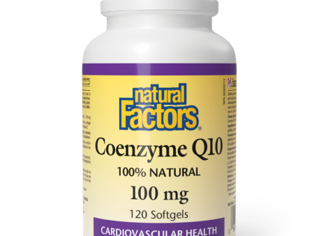 [Jan Flyer Sale!!! Save $6!!!] Natural Factors Coenzyme Q10 100mg 120 Softgels Online