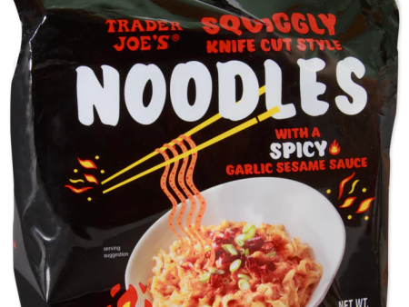 Trader Joe s Spicy Squiggly Knife Cut Noodles, 452g on Sale