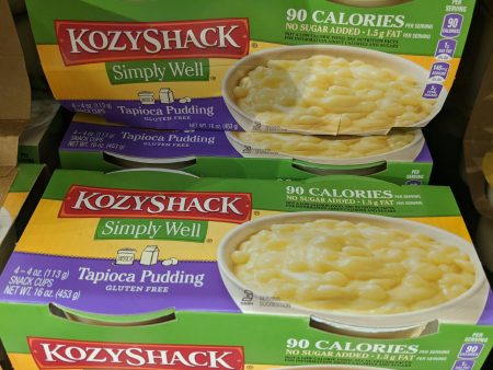 Kozy Shack Tapioca Pudding (No Sugar Added, 4 Count) Online now