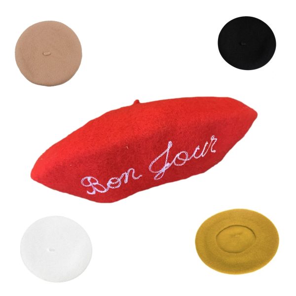 Custom Chainstitch Beret For Cheap