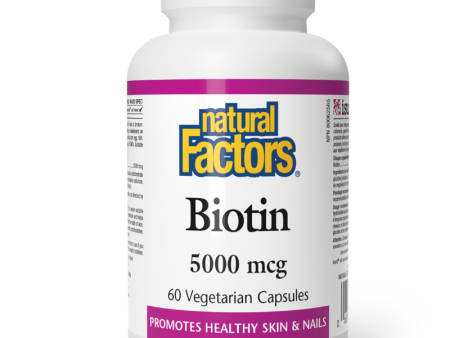 Natural Factors Biotin 5000 mcg 60 VCapsules For Discount