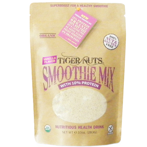 Tiger Nuts Smoothie Mix with 10% Extra Protein and Vanilla Flavor For Discount