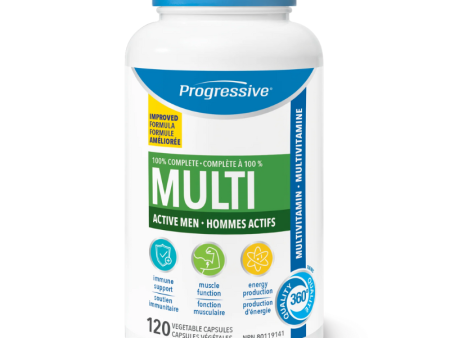 Progressive MultiVitamins for Active Men 120 VCapsules For Cheap