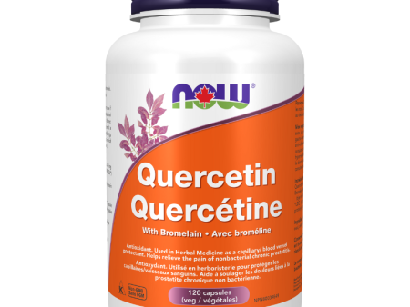 [BOGO50] Now Quercetin with Bromelain 120 Capsules Fashion