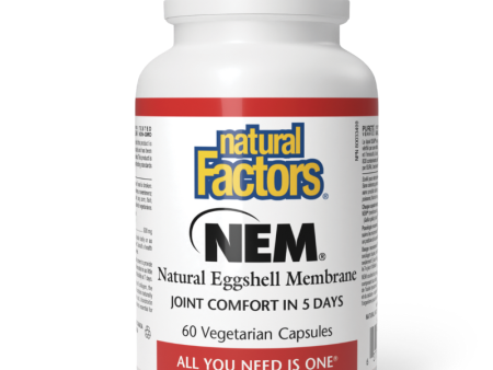 Natural Factors NEM® Natural Eggshell Membrane 500 mg 60 Vcapsules Fashion