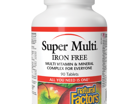 Natural Factors Super Multi® Iron Free 90 Tablets Online