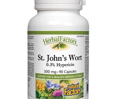 Natural Factors HerbalFactors® St. John’s Wort 300 mg 90 Capsules Online now