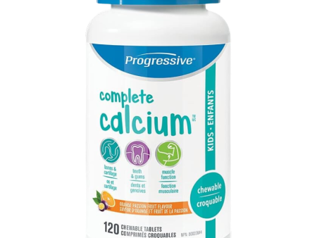 Progressive Complete Calcium For Kids 120 Chewable Tablets Supply