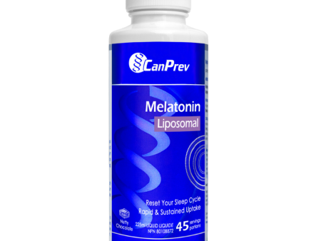 [50% OFF] Canprev Liposomal Melatonin Nutty Chocolate 225ml Supply