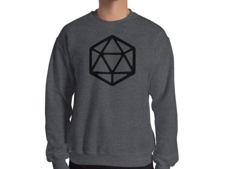 Sweatshirt - d20 in Black Online now