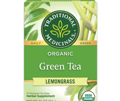 Traditional Medicinals Organic Green Tea w  Lemongrass 16 Teabags Fashion