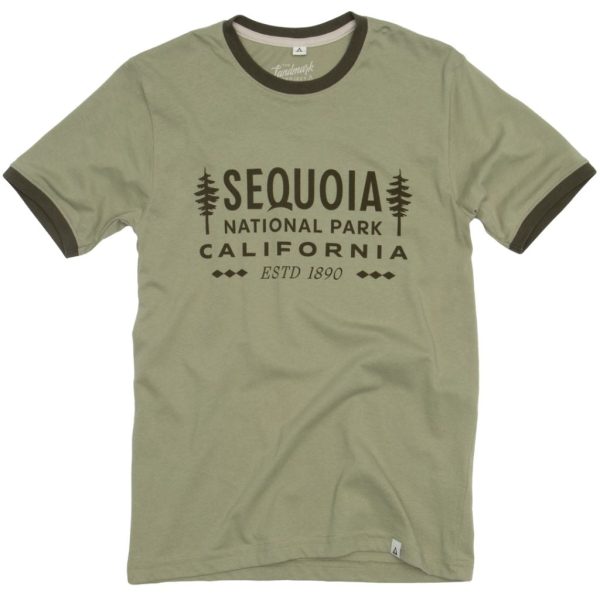 Sequoia Type Ringer Tee Shirt (Unisex) Online