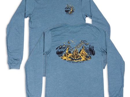 Campfire Dog Long Sleeve (Unisex) Hot on Sale