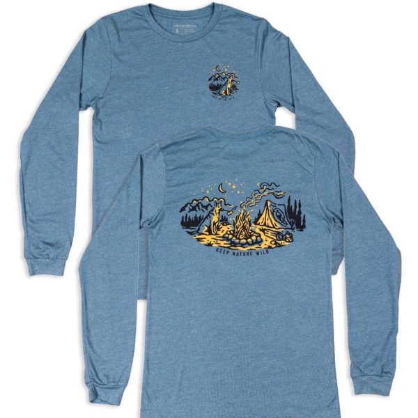 Campfire Dog Long Sleeve (Unisex) Hot on Sale