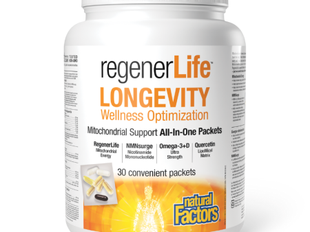 [Jan Flyer Sale!!! Save $9.5!!!] Nactor Factors RegenerLife Longevity Kit 30 Pack Discount