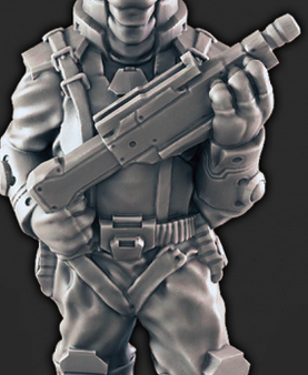 Resin 28mm Miniature - SciFi - Varxx Blaxx Online Hot Sale