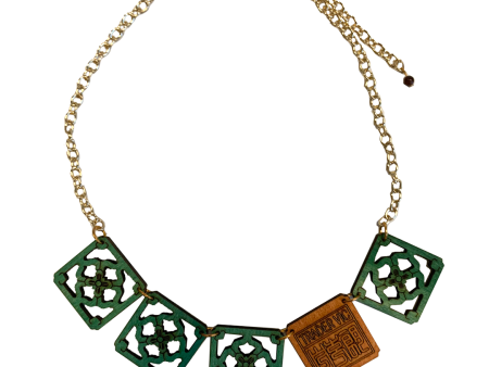 TRADER VIC S CRIK TILE NECKLACE Sale