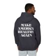 100% Cotton Make America Healthy Again Hooded Sweatshirt For Sale