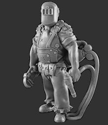 Resin 28mm Miniature - Post Apocalypse - The Mechanic on Sale