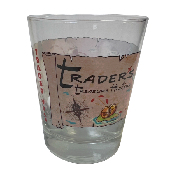 TREASURE HUNTER MAP GLASS Discount