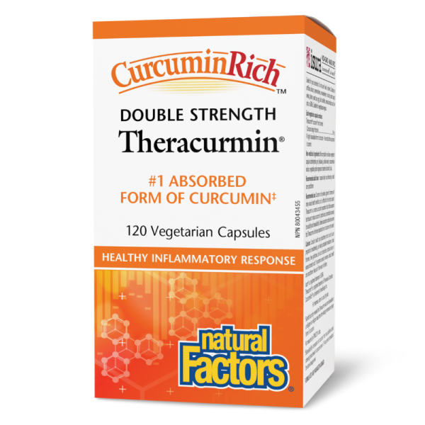 Natural Factors CurcuminRich Theracurmin Double Strength 60mg 120VCapsules Online