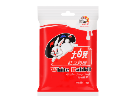 White Rabbit Creamy Candy, Red Bean Flavour, 180g on Sale