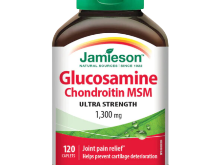 [20% OFF] Jamieson Glucosamine Chondroitin MSM 1300mg 120 Caplets For Sale