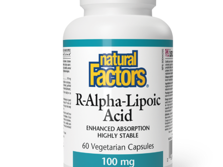 [BOGO50] Natural Factors R-Alpha-Lipoic Acid 100mg 60 Vegetarian Capsules Online