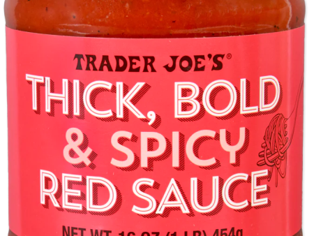 Trader Joe s Thick, Bold & Spicy Red Sauce, 454g For Discount