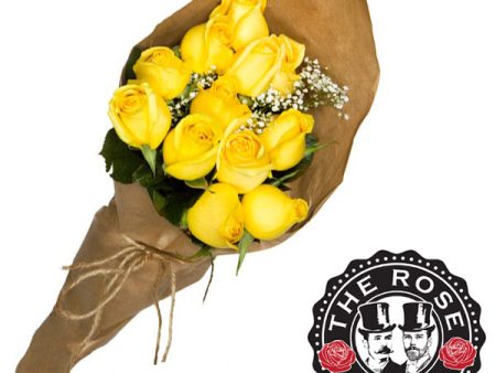 24 Stem Yellow Rose Bouquet Sale