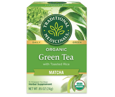 Traditional Medicinals Organic Green Tea Matcha 16 Teabgs Online Sale