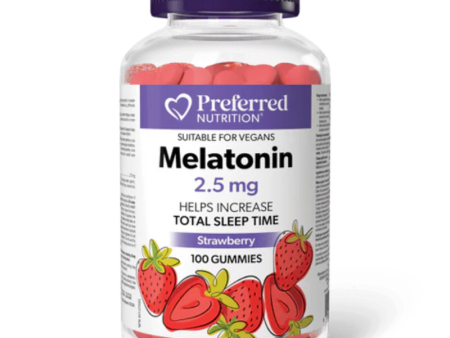 [10% OFF] Preferred Nutrition Melatonin 2.5mg 100 Gummies Cheap