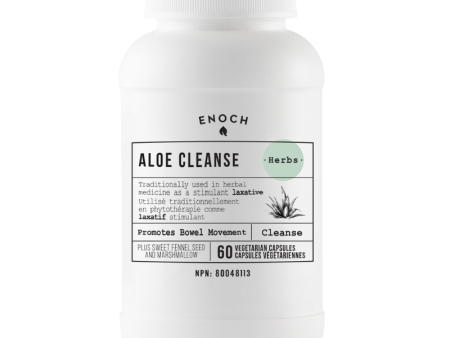 [BOGO] Enoch Aloe Cleanse Triple Strength 60 Vegetarian Capsules Online Sale