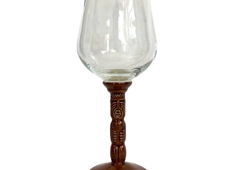 TIKI STEM WINE GLASS (WHOLESALE CASE OF 24) Sale