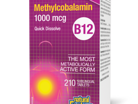 [Jan Flyer Sale!!!] Natural Factors B12 Methylcobalamin 1000 mcg 210 Tablets Online now