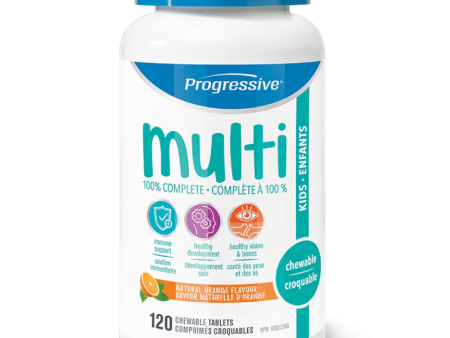 Progressive MultiVitamins for Kids 120 Chewable Tablets For Discount