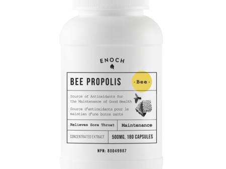 [BOGO] Enoch Pure Bee Propolis Extract 500mg 180 Capsules Sale