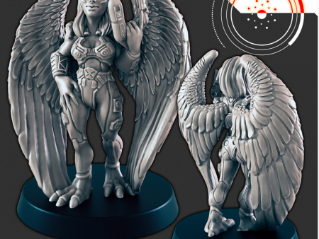 Resin 28mm Miniature - SciFi - Lady Starhawk Fashion