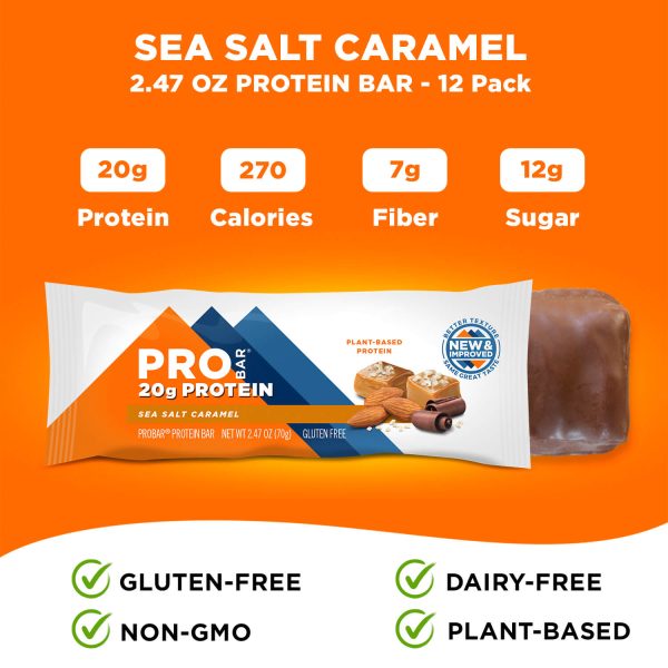 Sea Salt Caramel 2.47 oz Bar 12-Pack Online Sale