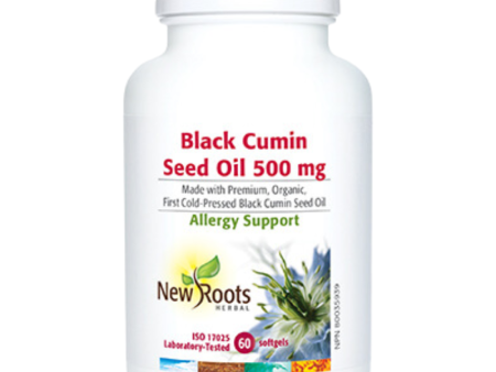 New Roots Black Cumin Seed Oil 500 mg 60 Softgels For Discount